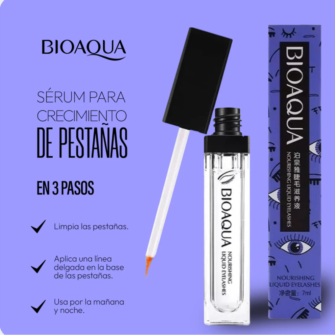 💜SERUM DE PESTAÑA 2X1 BIOAQUA + 6 PARCHES– Bioaqua
